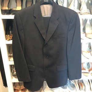 Calvin Klein 36 Short Black Suit